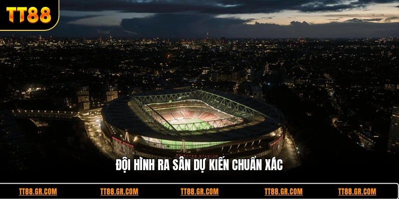 Đội hình ra sân dự kiến chuẩn xác