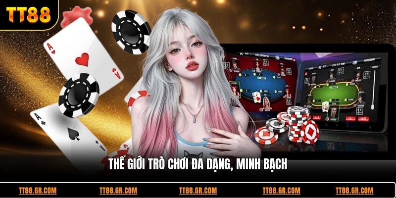 Thế giới trò chơi đa dạng, minh bạch